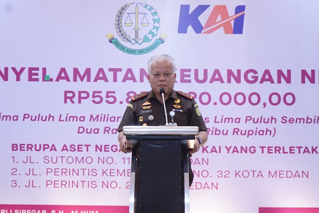 Kejaksaan Bershasil Selamatkan Aset PT.Kereta Api Senilai 55 M