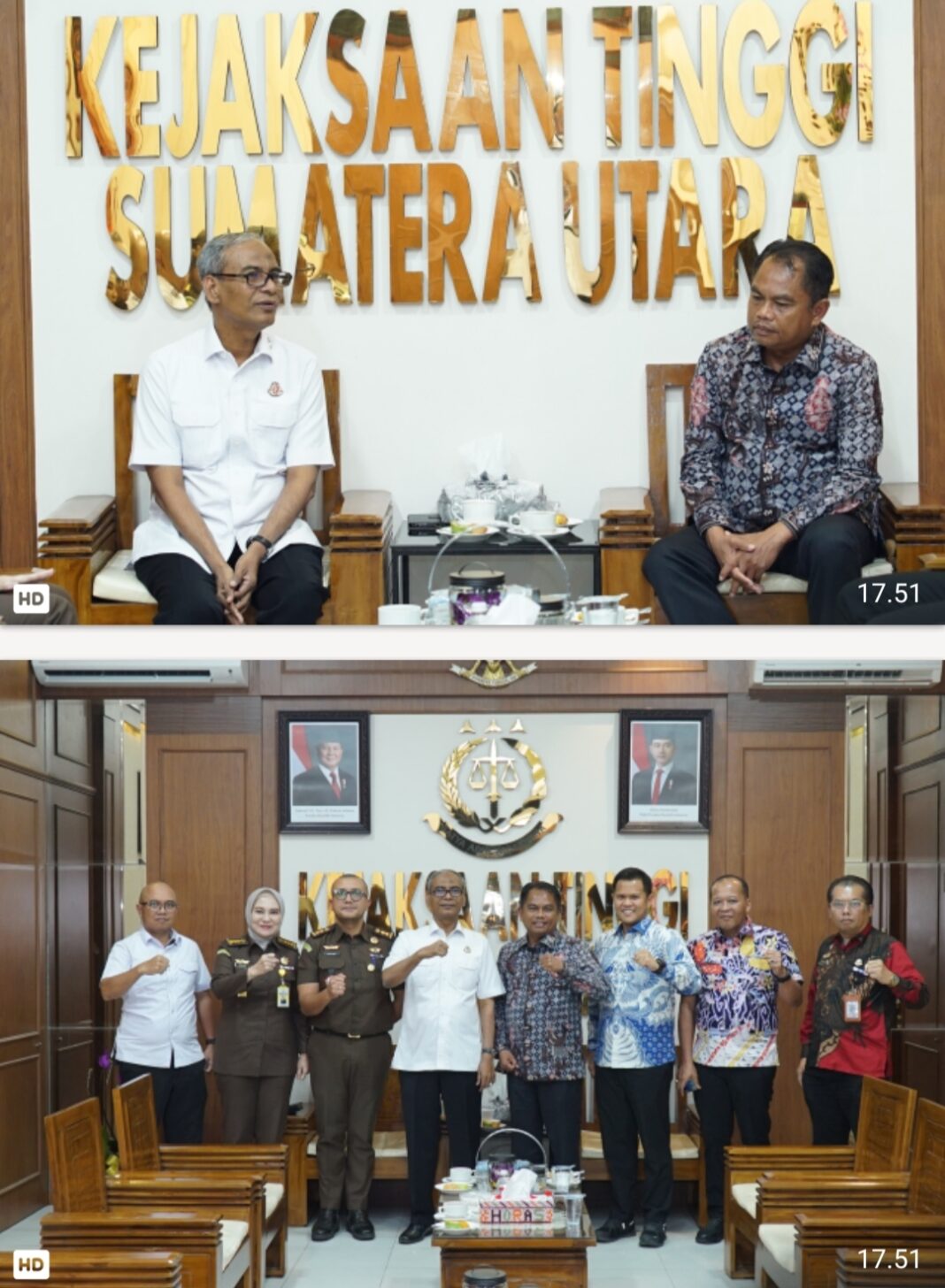 Bupati Serdang Bedagai AudensiI dengan Kajati Sumut